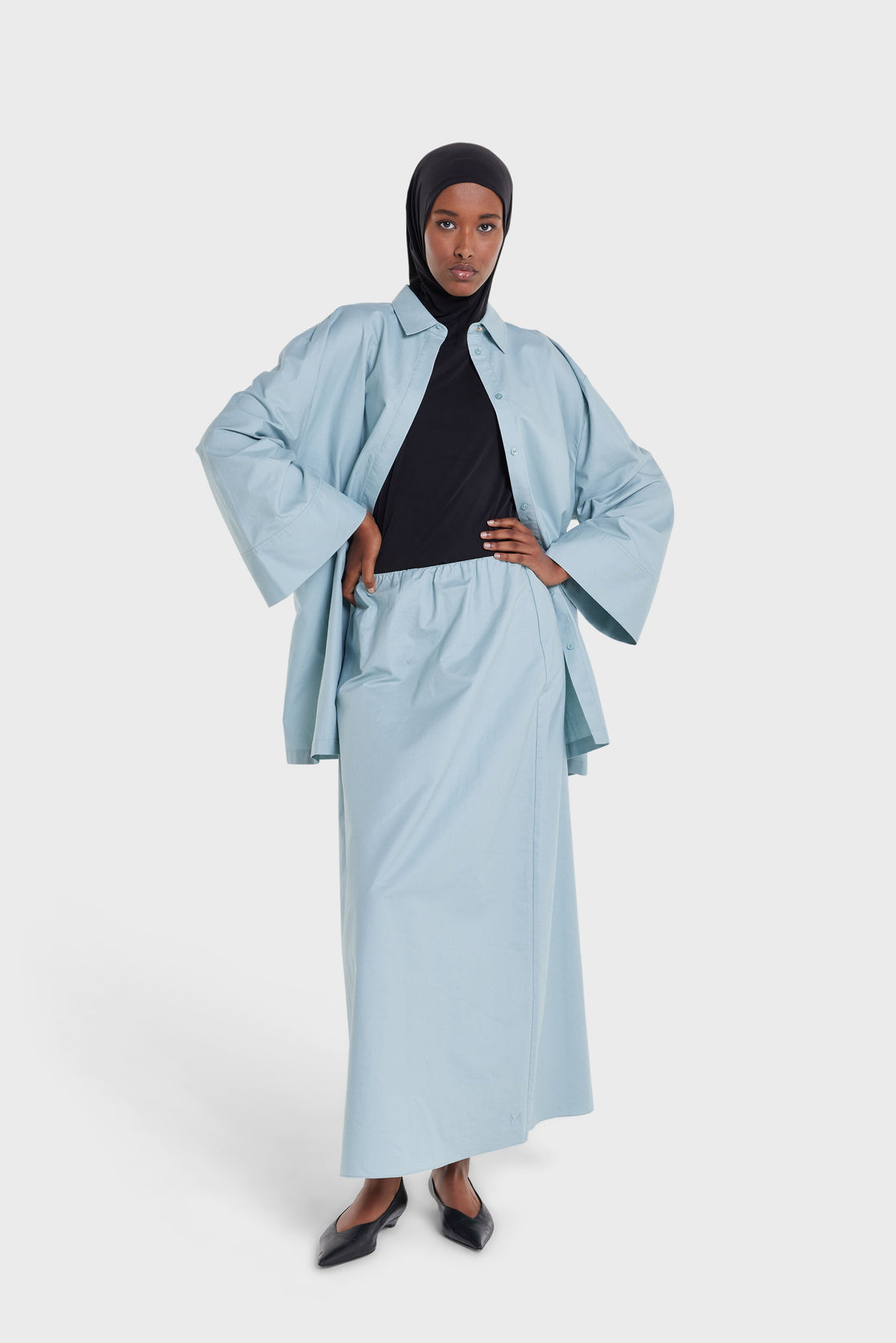 Sleeveless Haut hijab | Noir