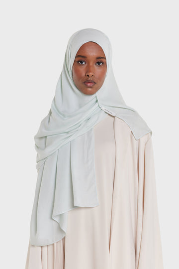 Foulard tissé léger | Bleu clair