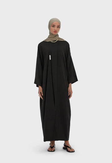Sleeveless Robe | Noir
