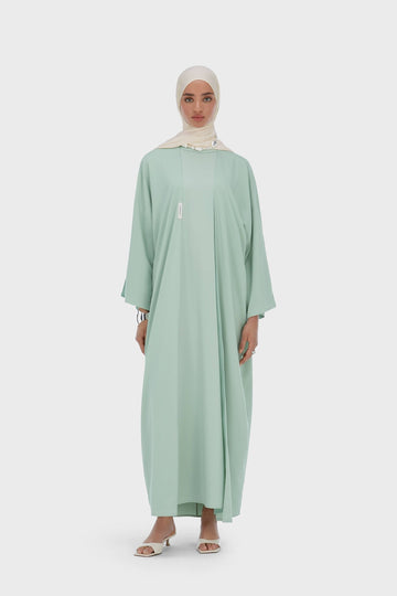 Sleeveless Woven Robe Court | Lake
