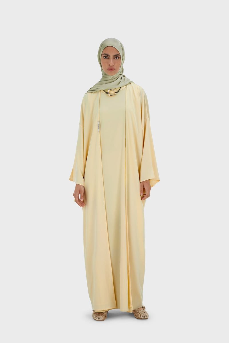 Sleeveless Woven Robe Regular | Sorbet
