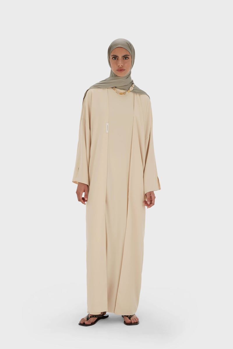 Sleeveless Woven Robe Court | Beurre chaud