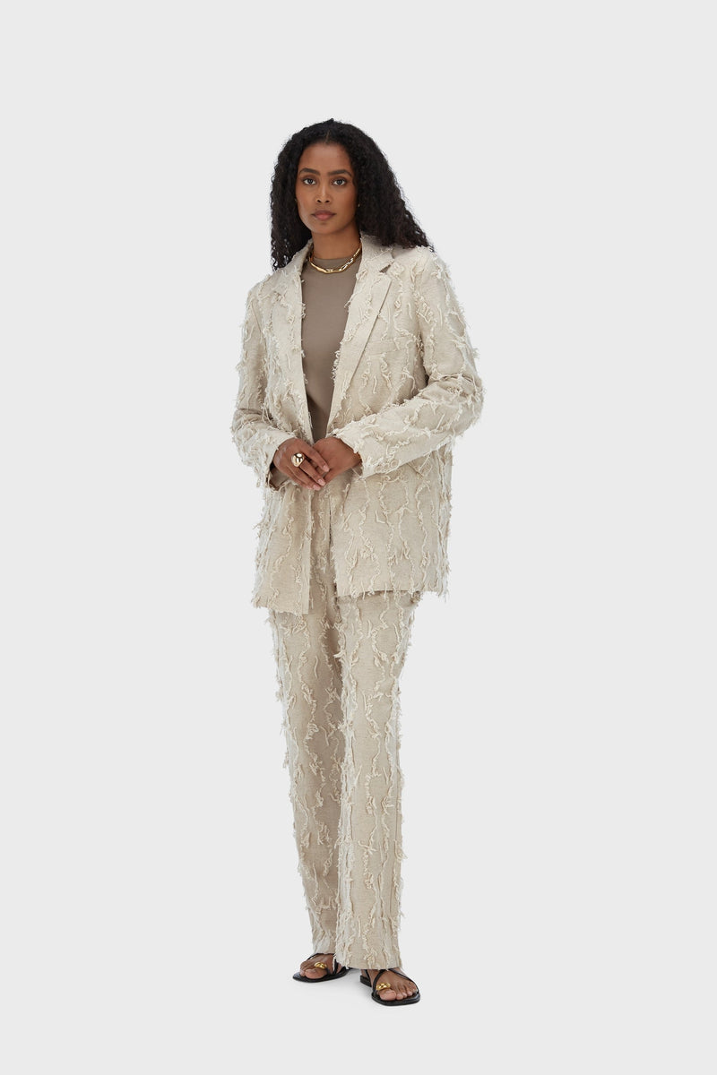 Summer Fil Coupé Blazer | Naturel