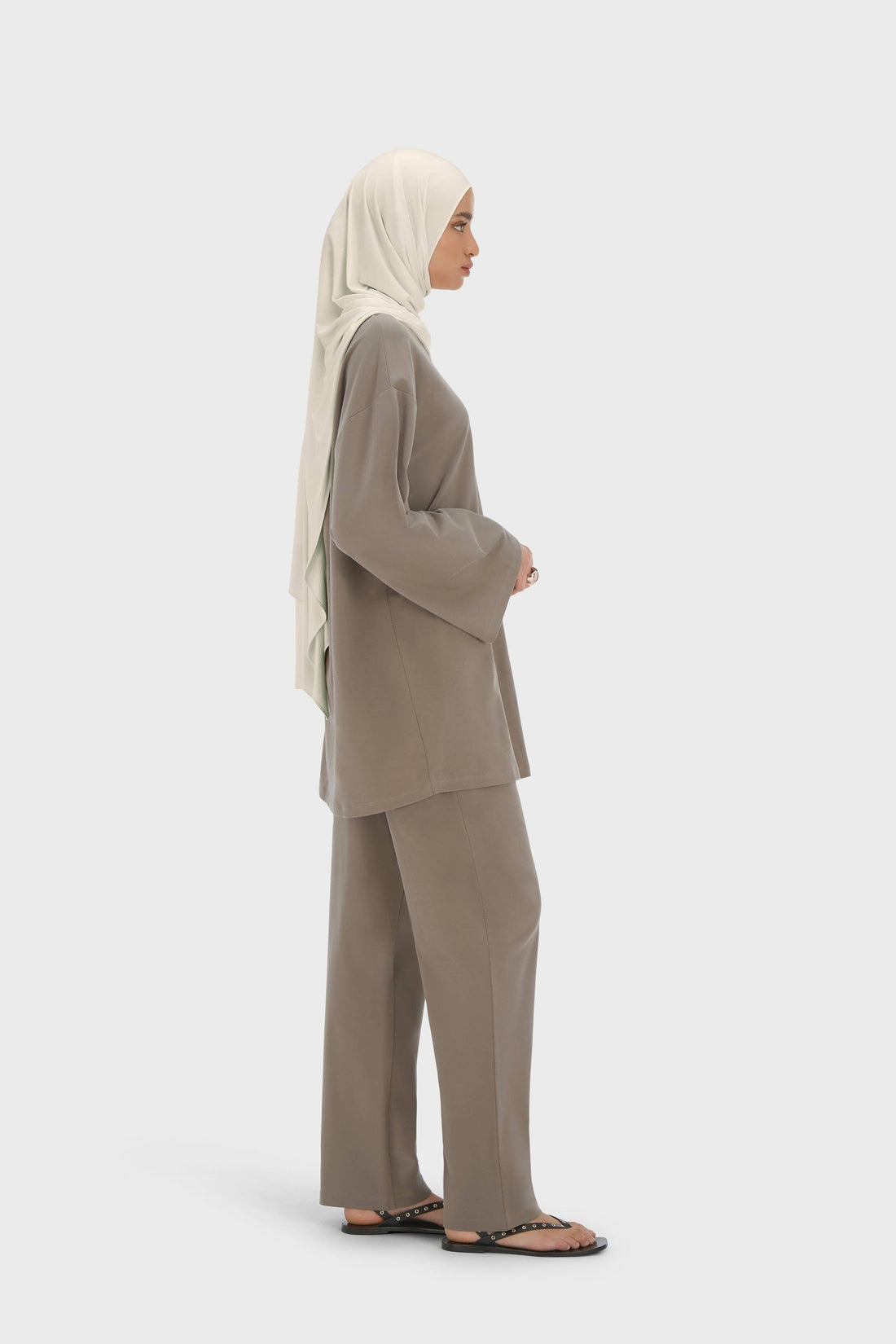 Summer Jersey Pantalon | Taupe