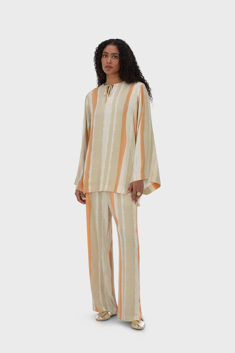Summer Stripe Pantalon | Rayure désert