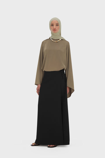 Wrap Jupe | Noir