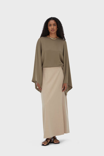 Wrap Jupe | White Pepper