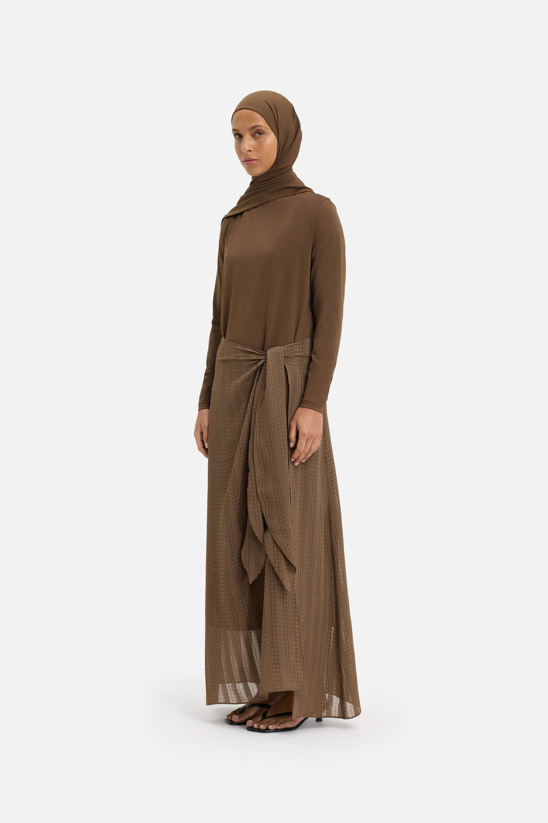 Sarong Jupe | Terre foncée