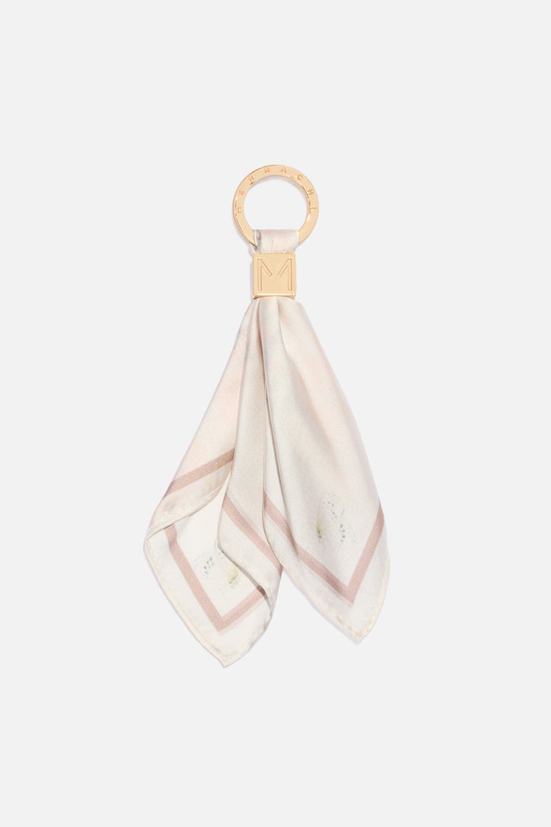 Foulard Porte-clés | Bouquet rose