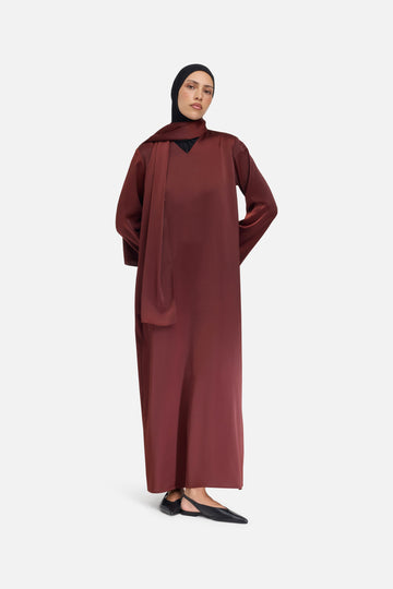 Shawl Robe | Dark Cherry