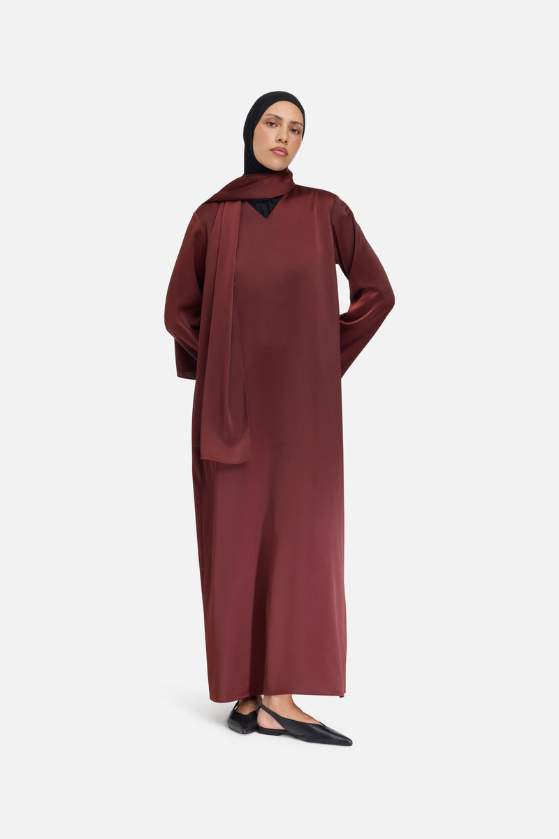 Shawl Robe | Cerise foncée