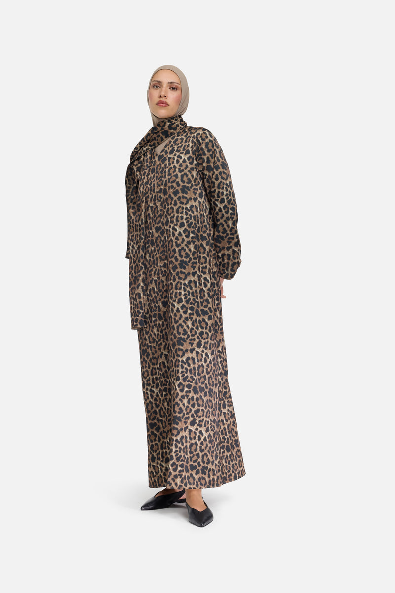 Shawl Robe | Léopard