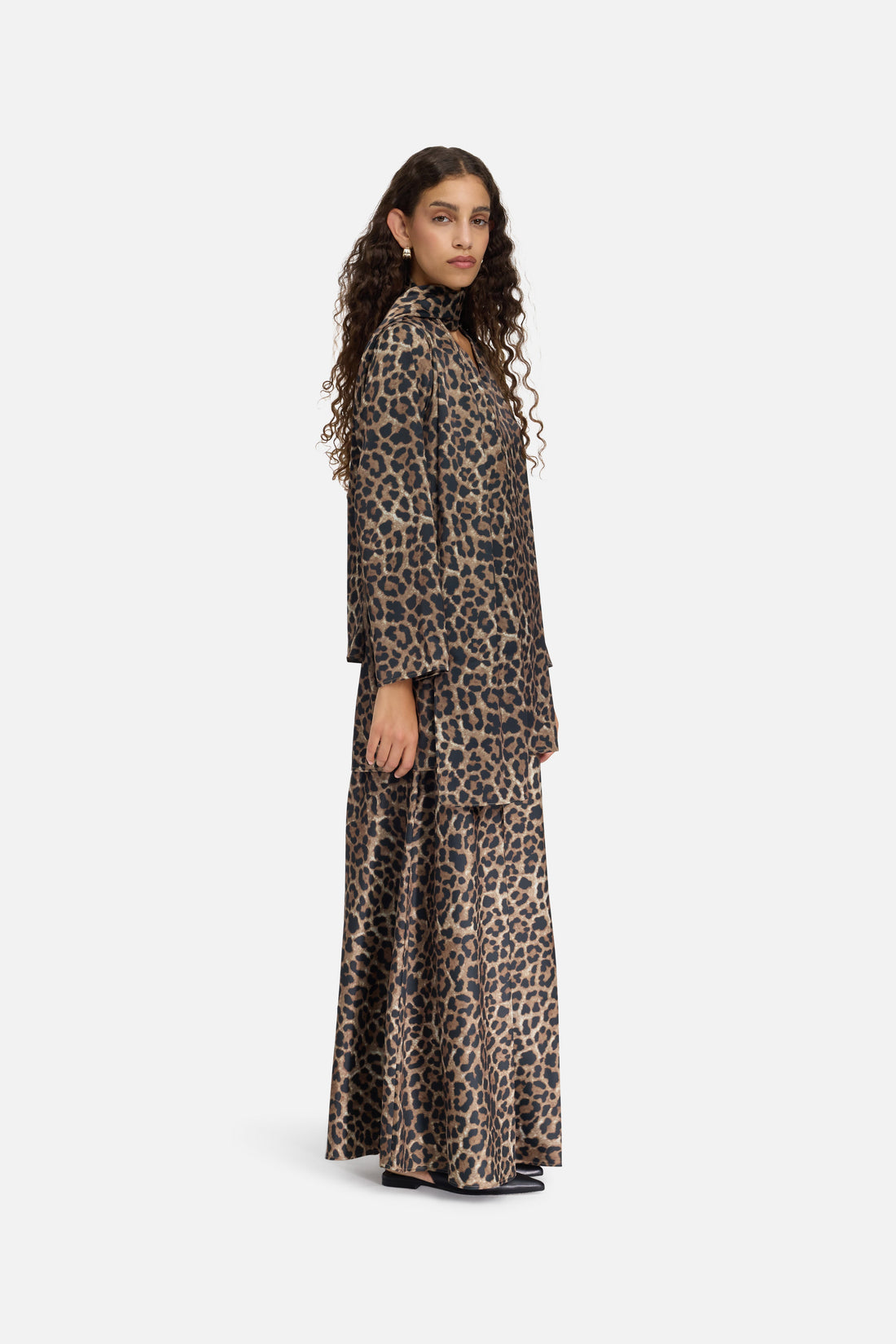 Shawl Chemise | Leopard