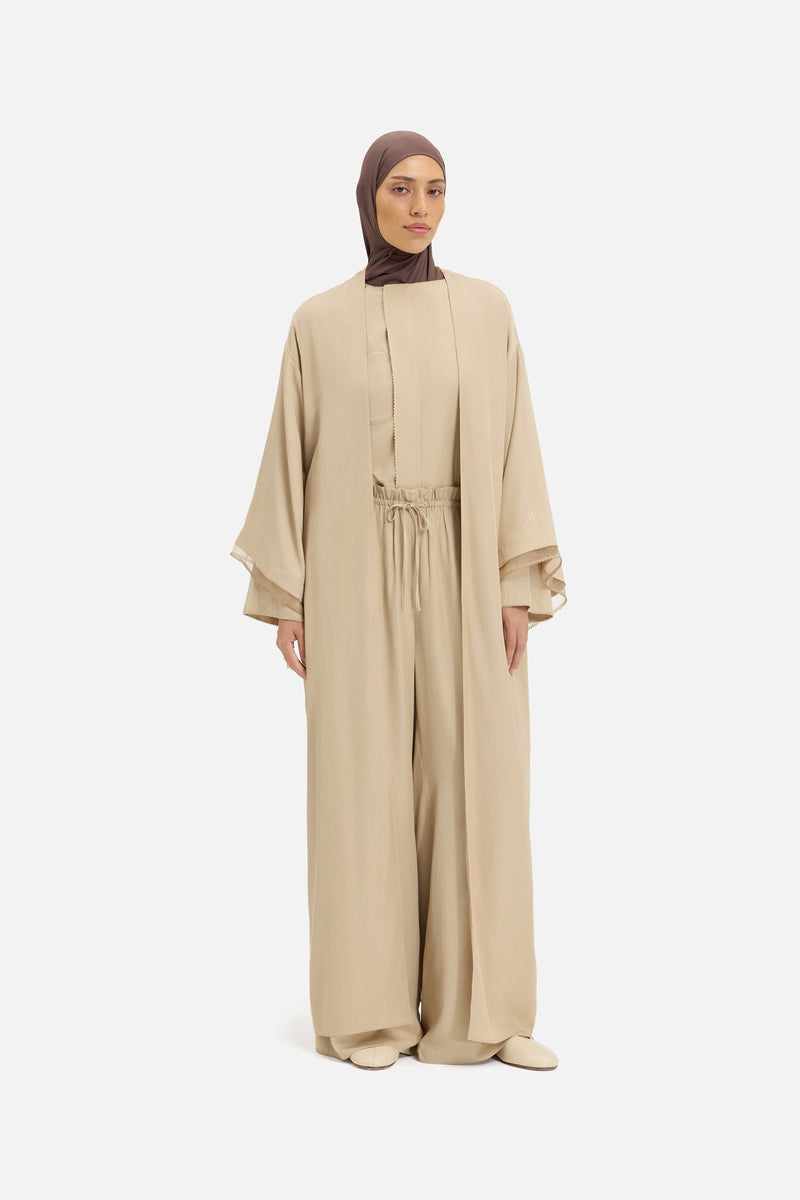 Sheer Layered Abaya | Avoine