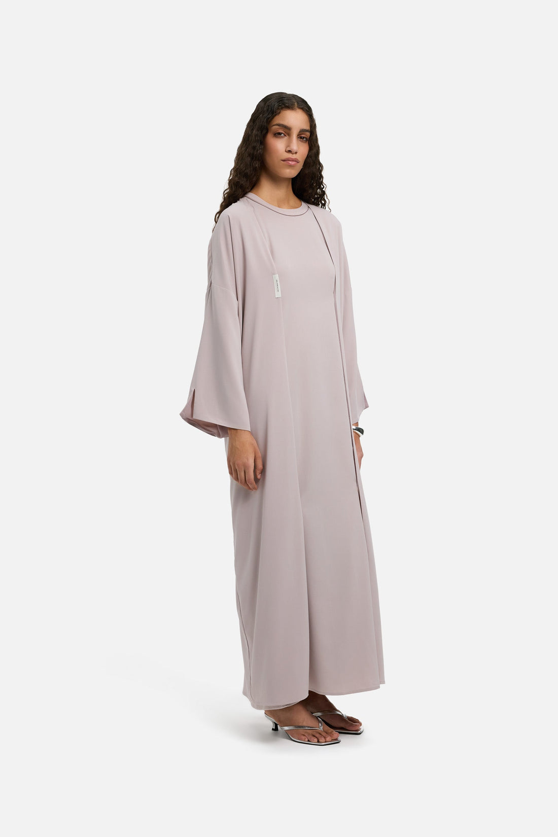 Sleeveless Woven Robe Regular | Lilas