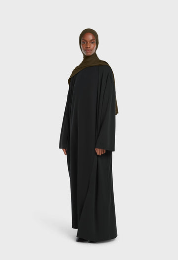 Soft Rayon Abaya | Noir
