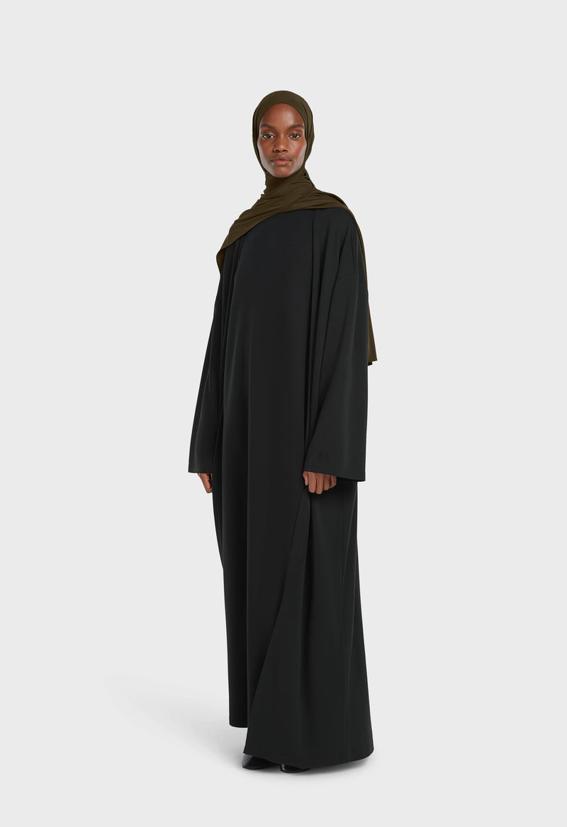 Soft Rayon Abaya | Noir