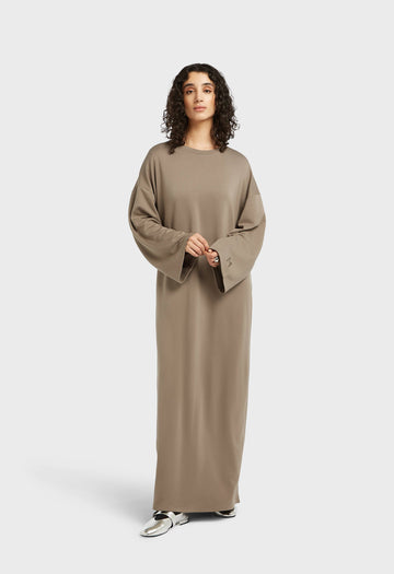 Soft Rayon Robe | Desert Brown