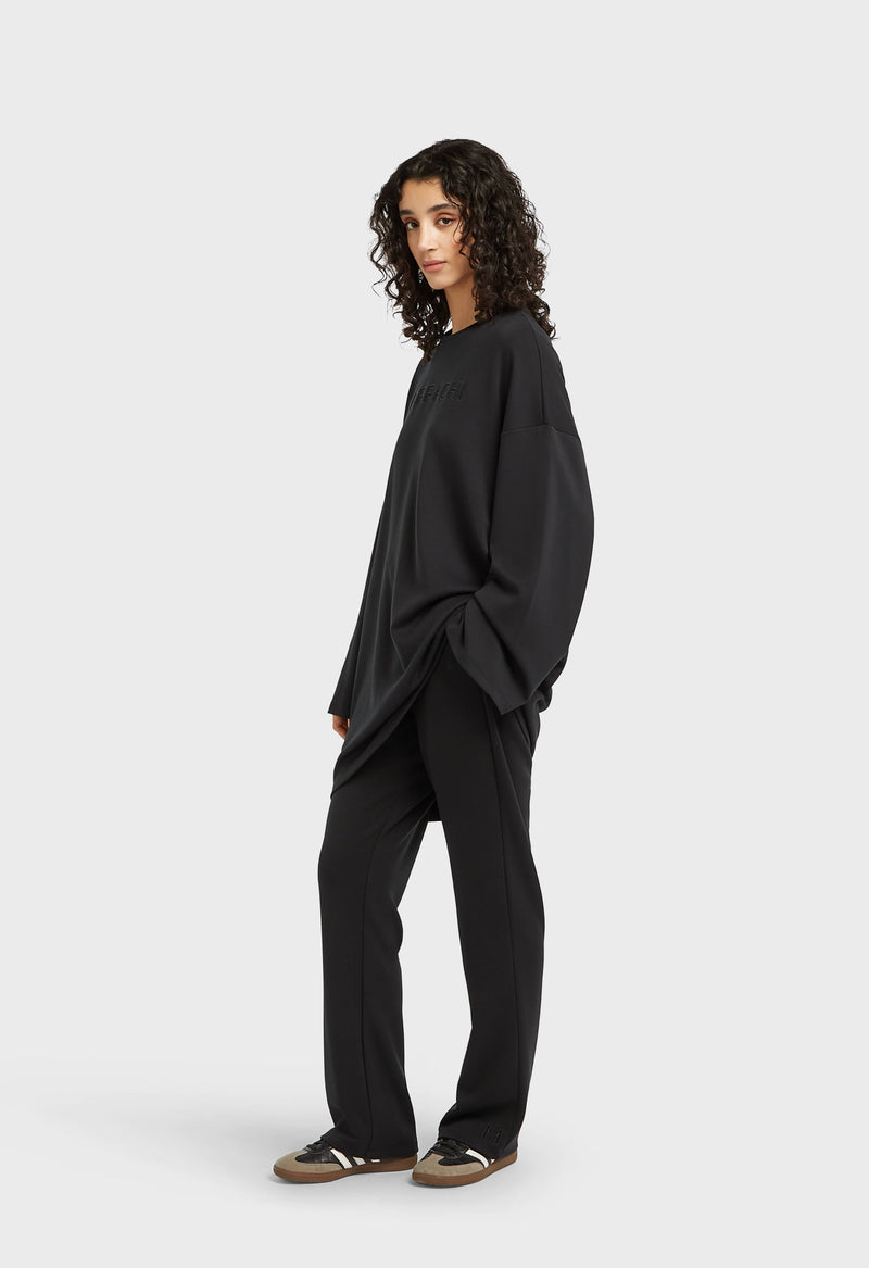 Soft Rayon Pantalon | Noir
