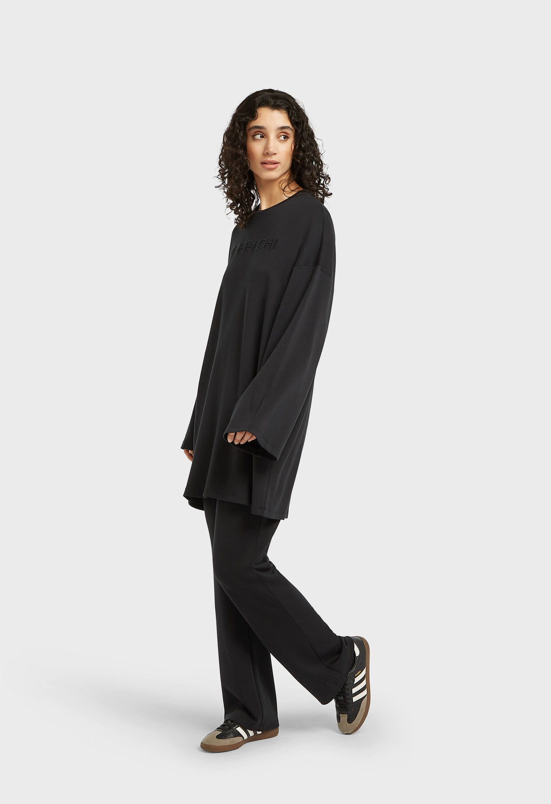 Soft Rayon Pantalon | Noir