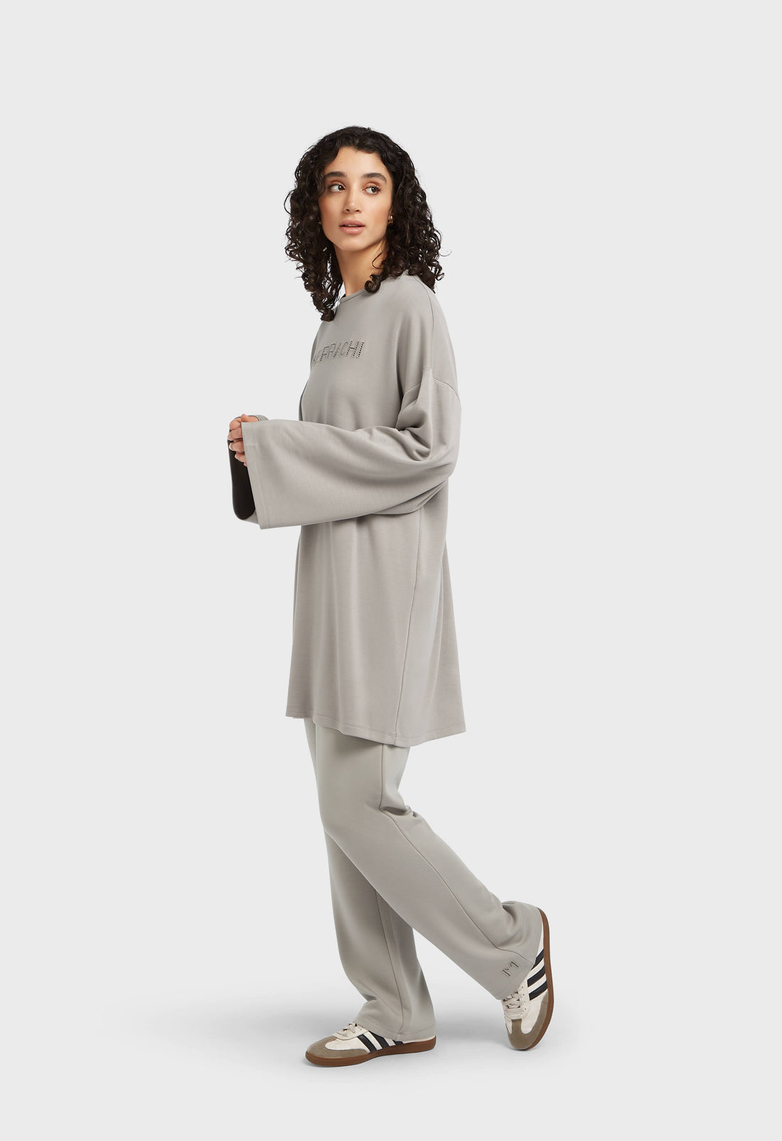 Soft Rayon Pantalon | Pebble