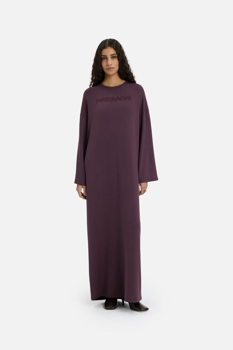 Soft Rayon Robe | Violet vintage