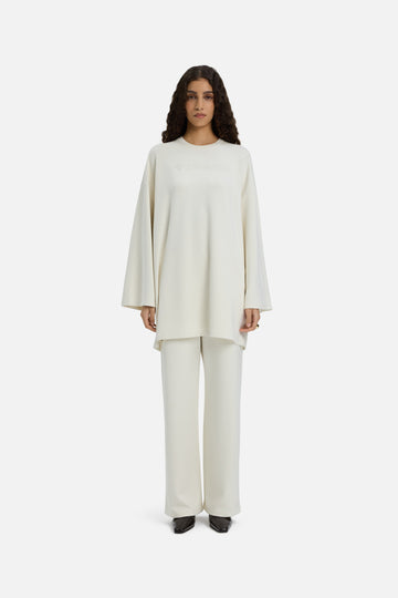 Soft Rayon Haut | Blanc cassé