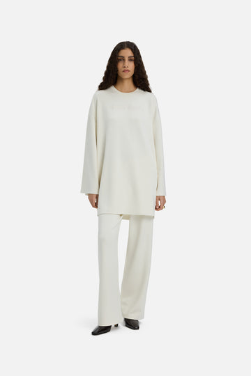 Soft Rayon Pantalon | Blanc cassé