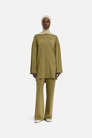 Soft Rayon Pantalon | Olive