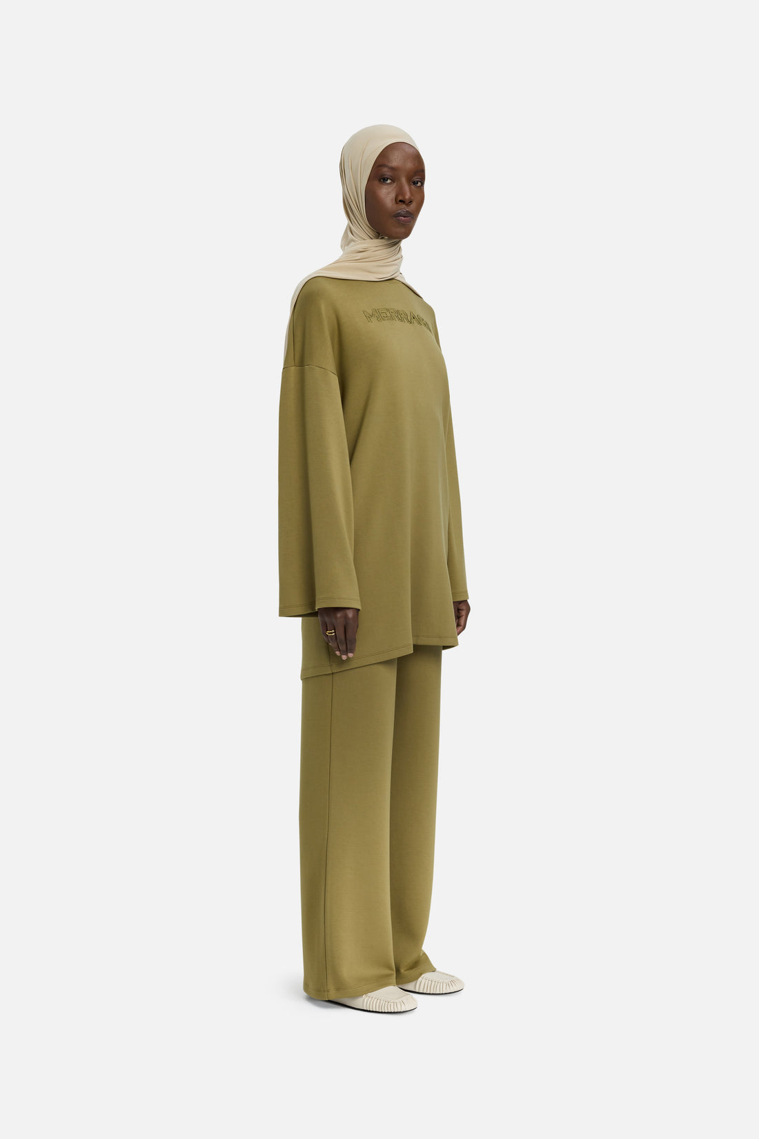 Soft Rayon Haut | Olive