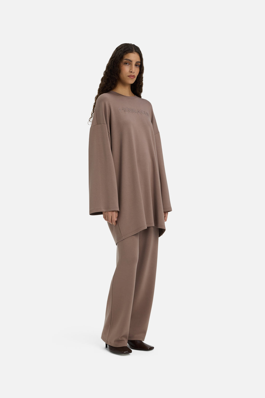 Soft Rayon Haut | Taupe Rose