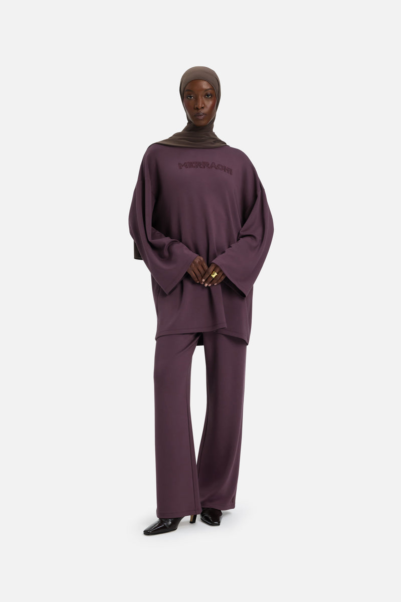 Soft Rayon Haut | Violet vintage