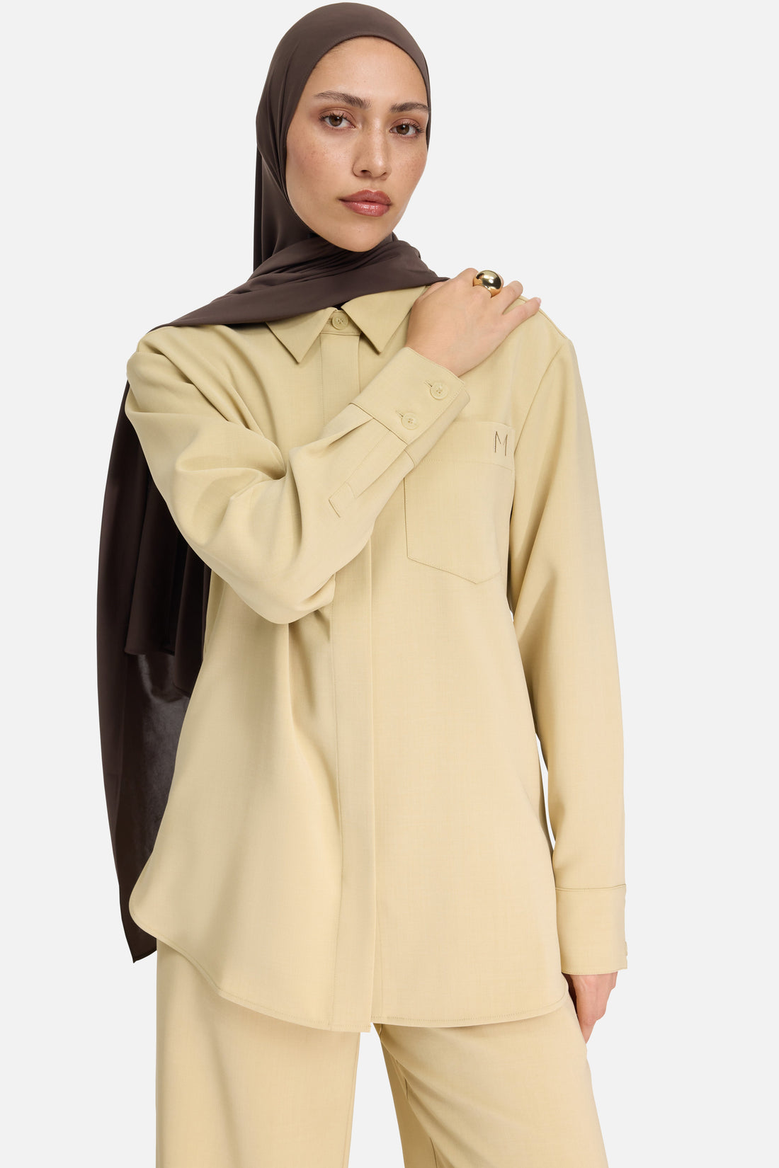 Straight Chemise | Argile désert