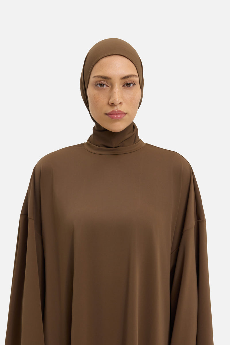 Swim Hijab | Terre foncée