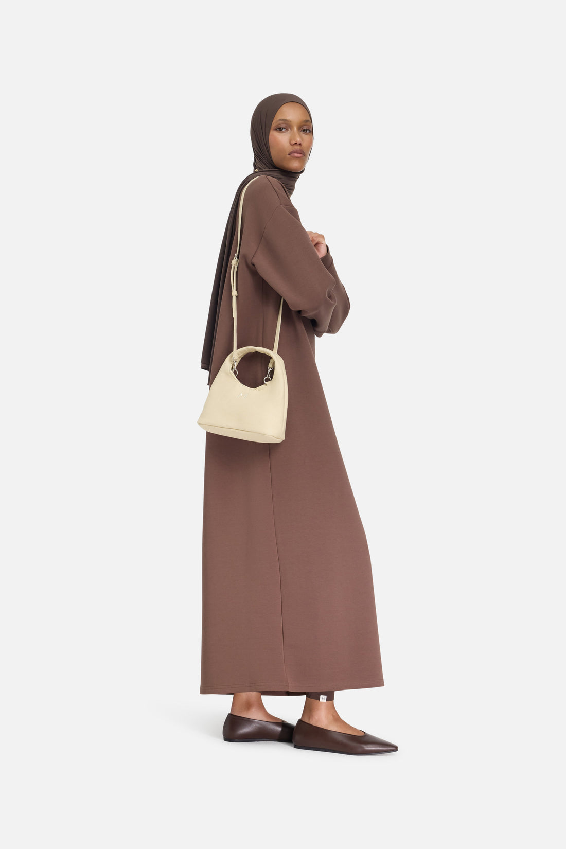 The Mini Tote | Riz brun