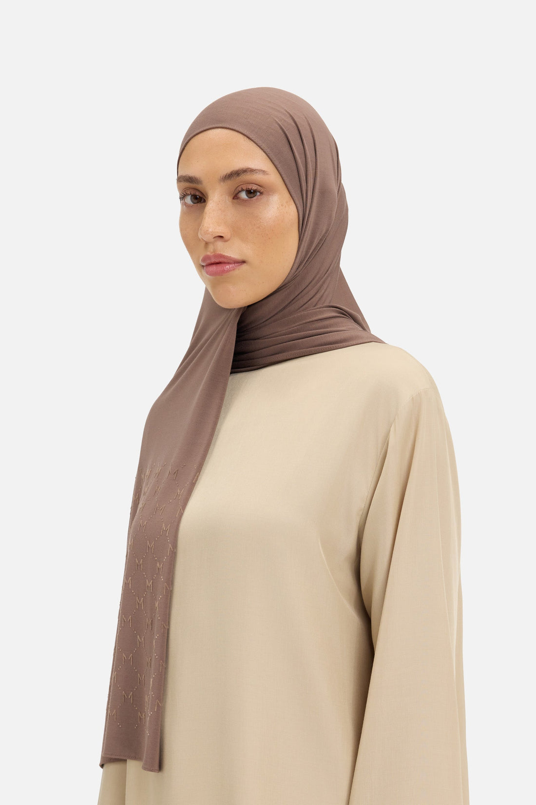 The Monogram Flock Bambou | Brun cendré