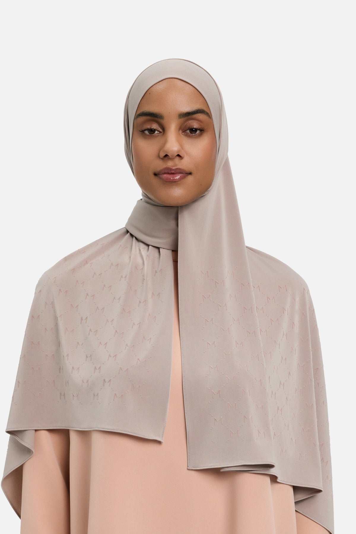 The Monogram Flock Foulard Premium | Mauve
