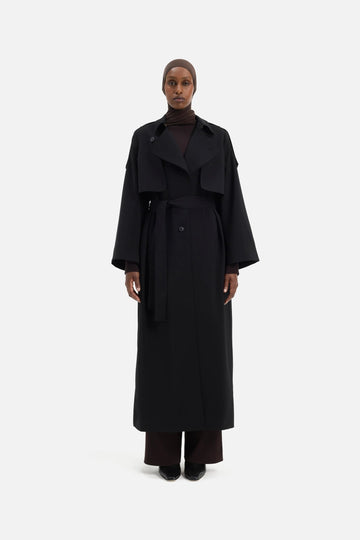 Trench Abaya | Noir