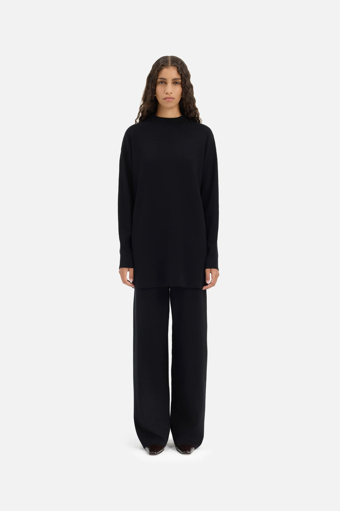 Turtle Neck Pull | Noir
