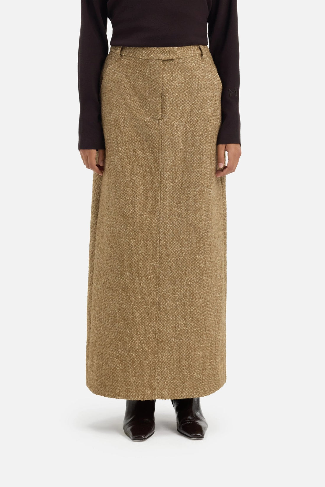Tweed Jupe | White Pepper