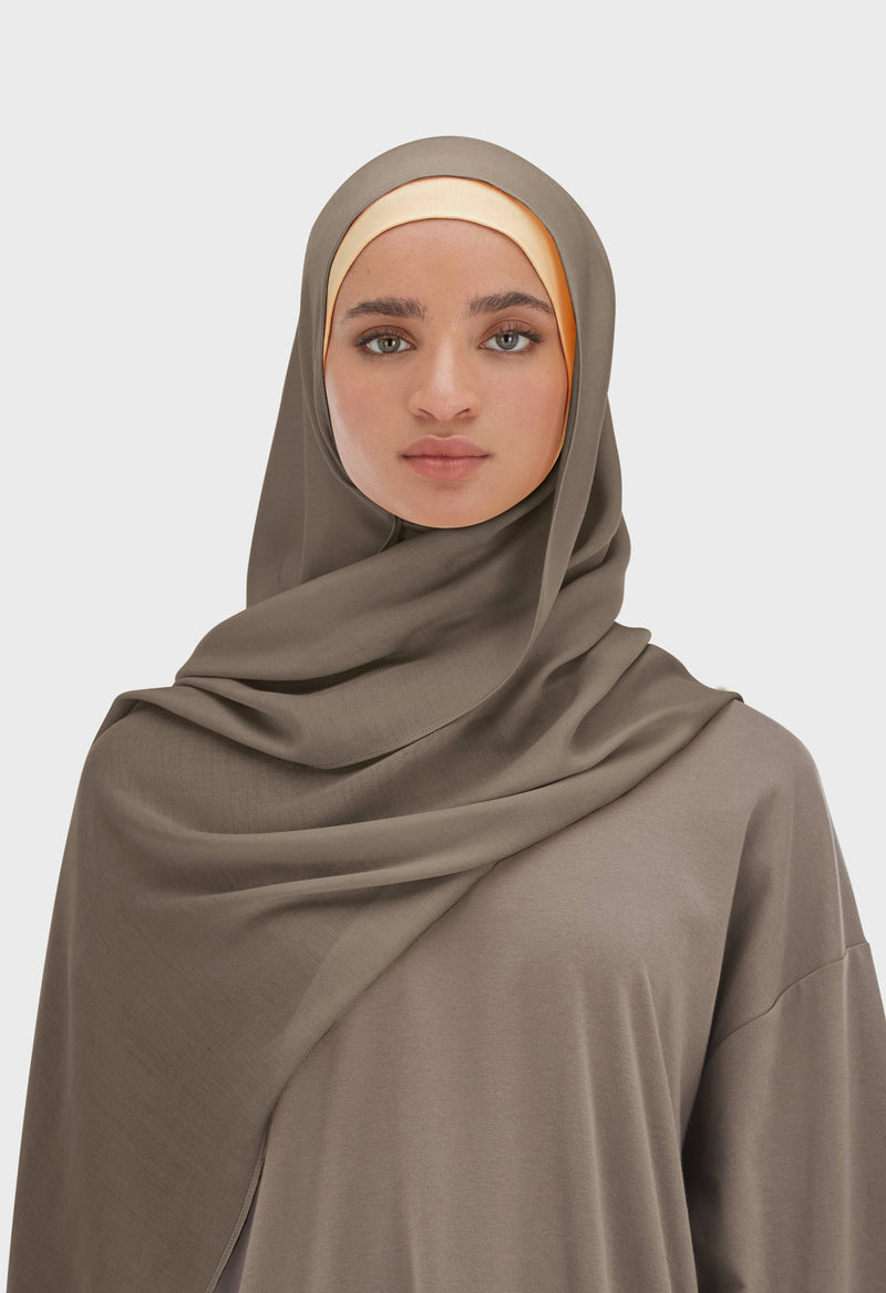 Foulard tissé léger | Taupe