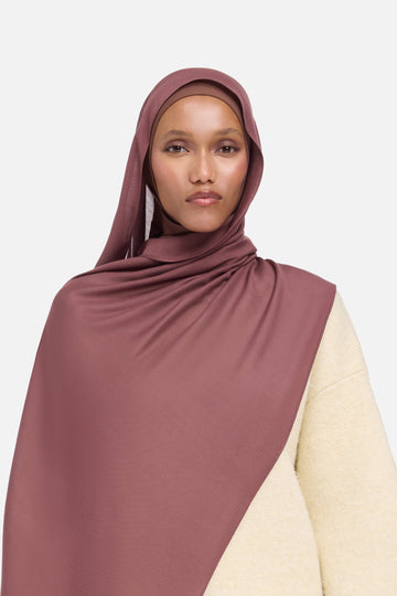 Foulard tissé léger | Burnt Red