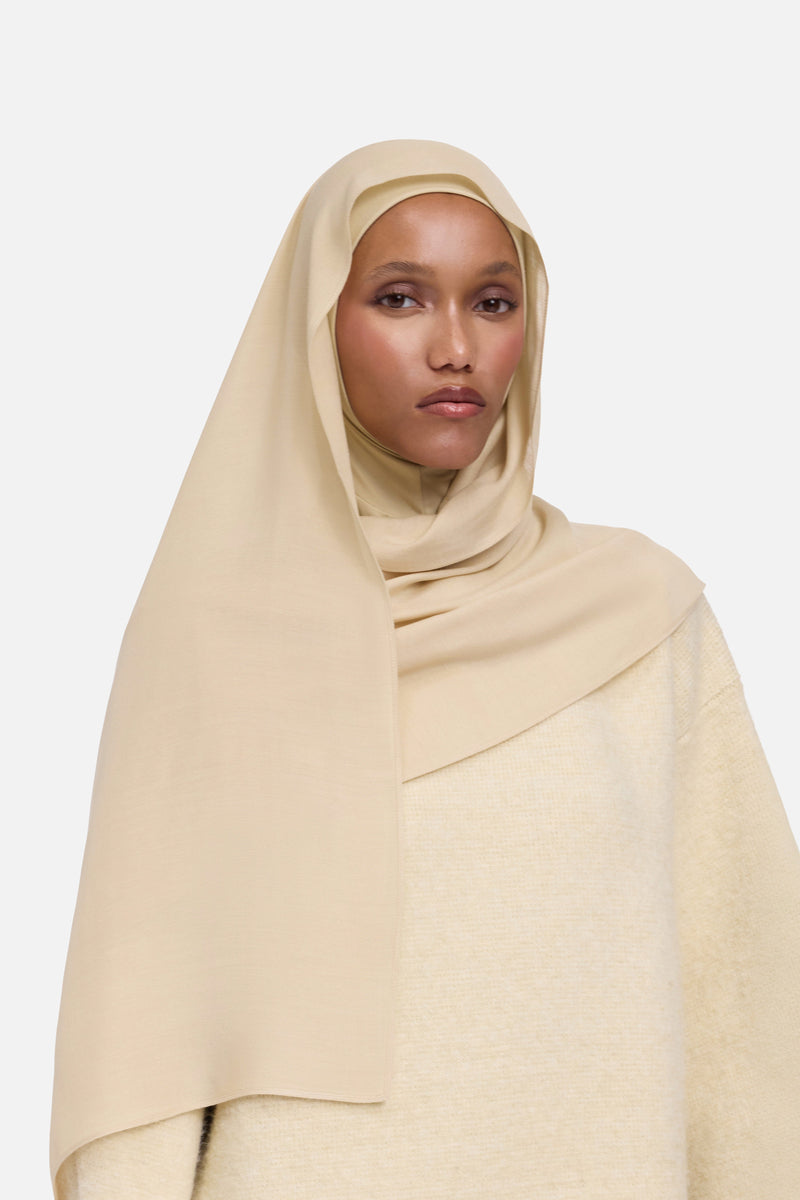 Foulard tissé léger | Argile désert