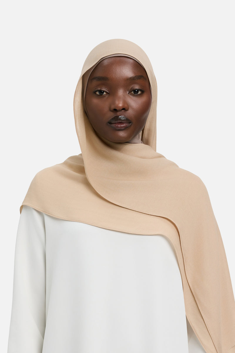 Foulard tissé léger | Avoine