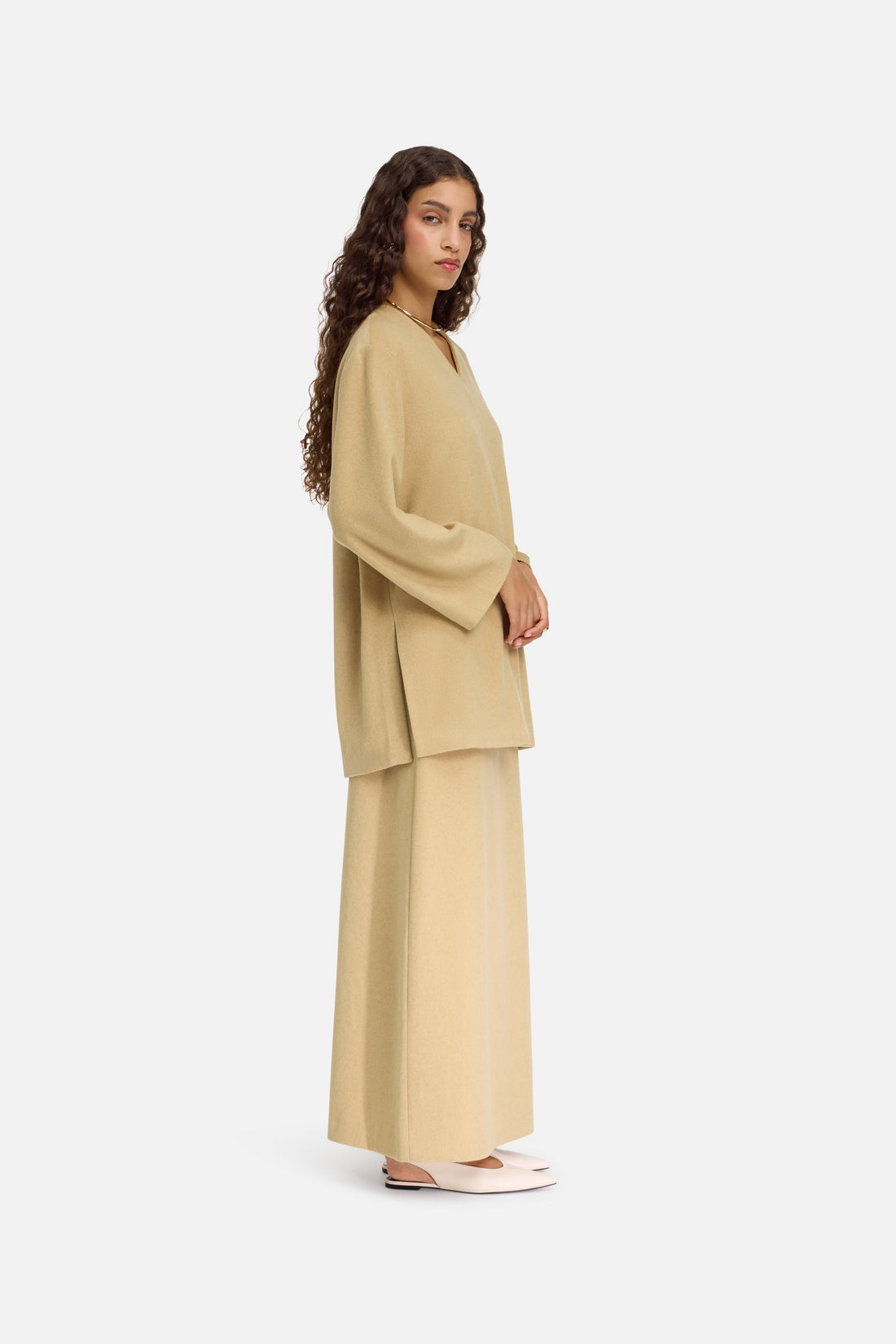 Wool Blend Pull | Argile désert