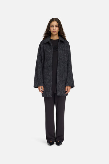 Wool Bomber | Noir