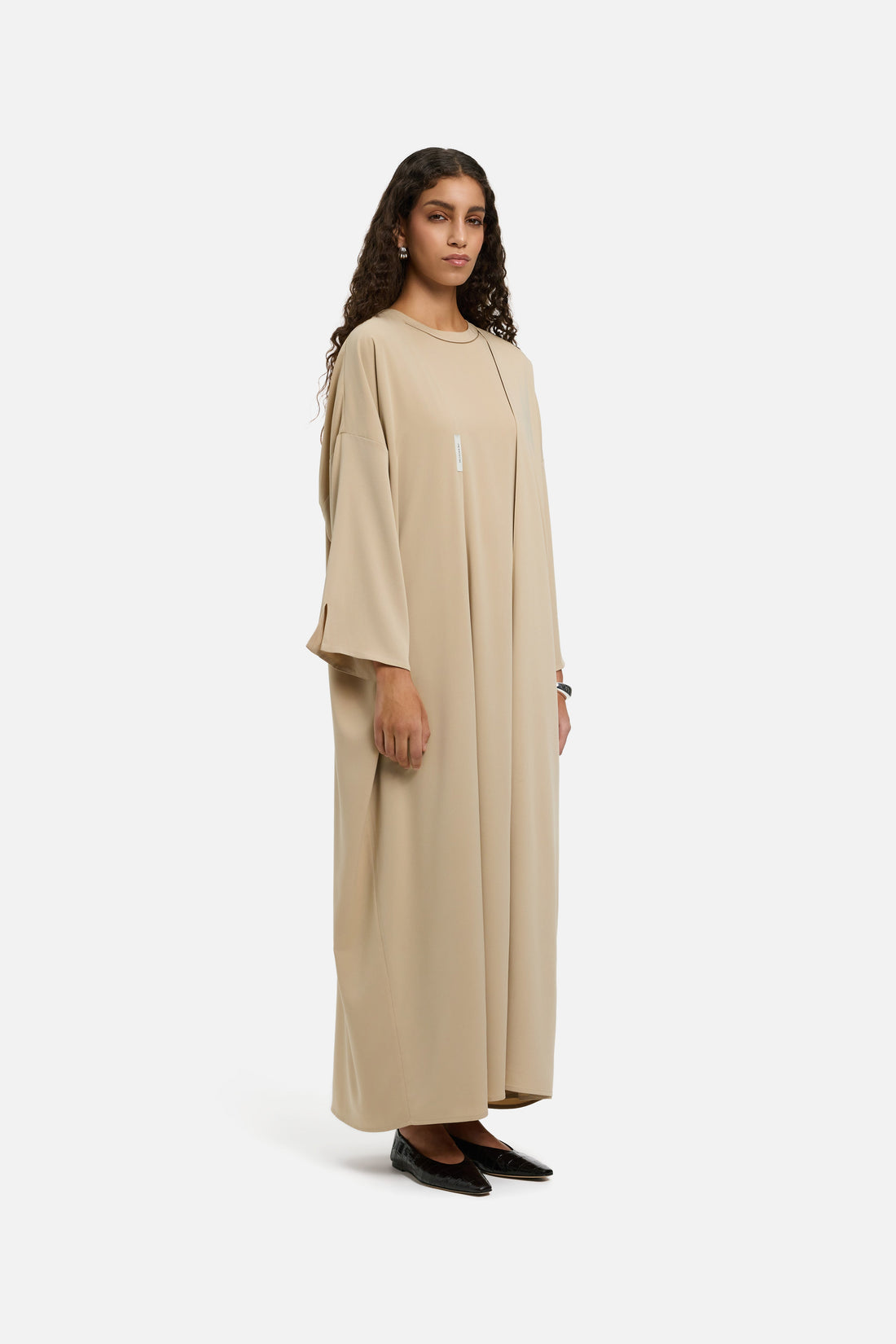 Woven Abaya Court | Oat