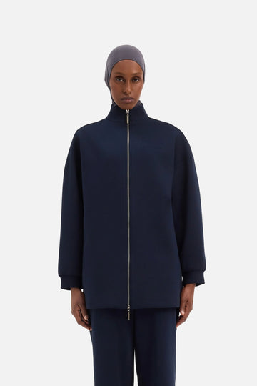 Zipped Jersey Veste | Galaxie