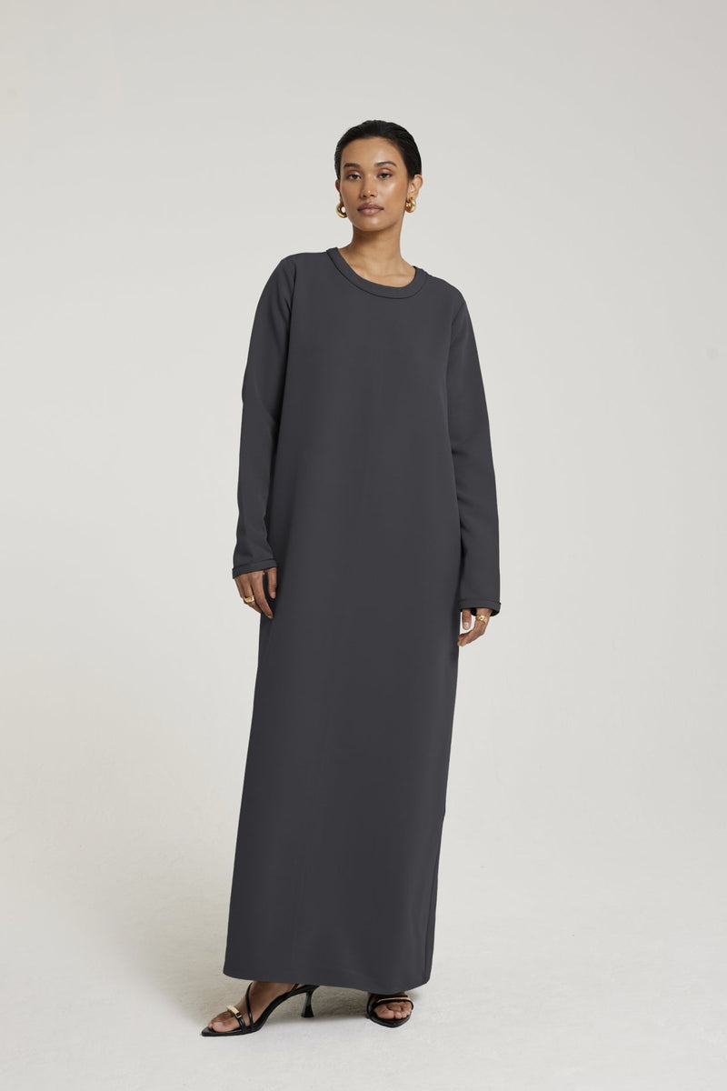 Robe essentielle regular | Gris foncé