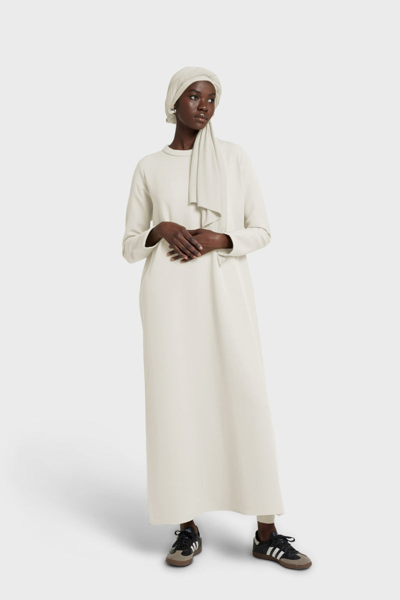 Robe essentielle regular | Blanc cassé